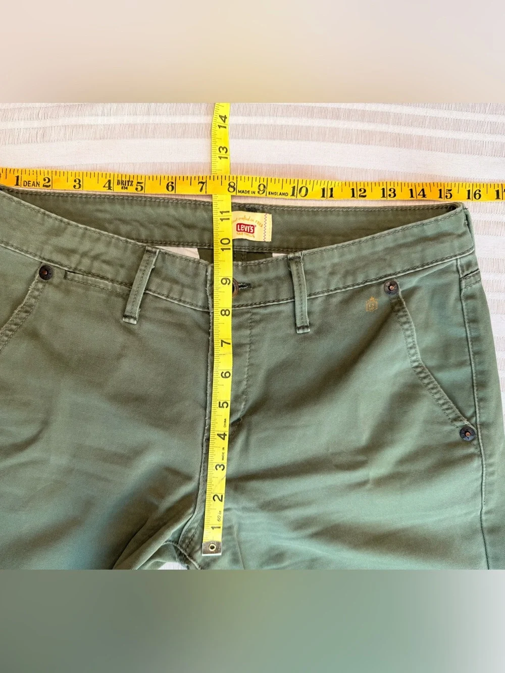 Levi’s Olive Green Tab Twills Wide Leg Pants
